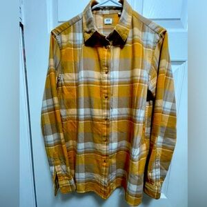 Tangerine Cotton Plaid Flannel